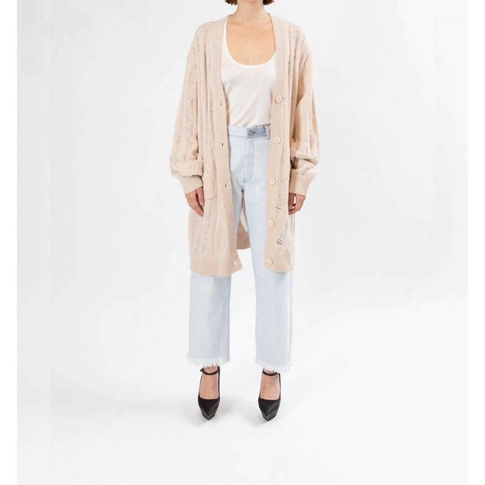 NEW RTA oversized cardigan in sun kiss swirl Size Large